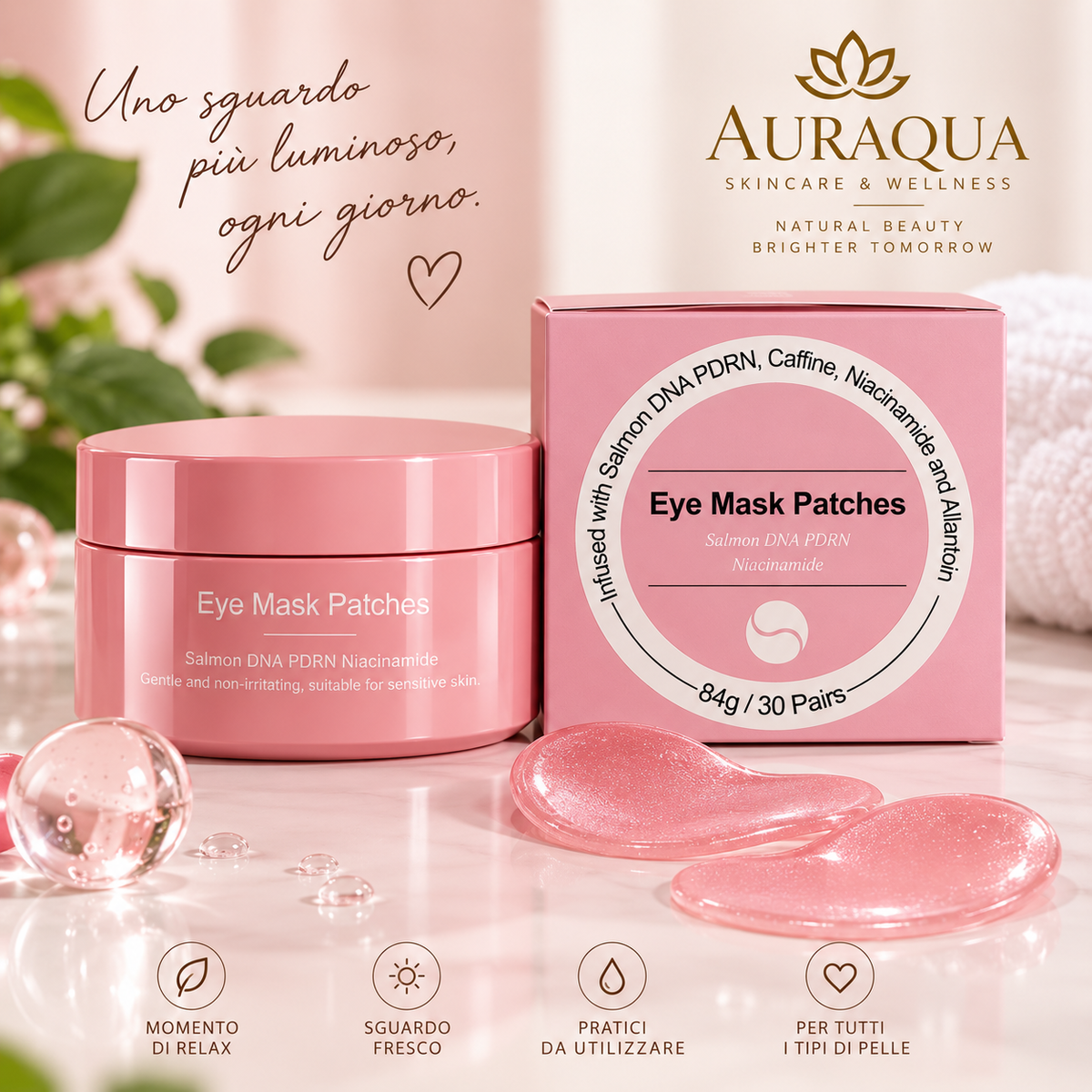 Auraqua Eye Patches - Patch Contorno occhi